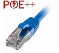Cablenet 0.5m Cat6a RJ45 Blue S/FTP LSOH 26AWG Snagless Booted Patch L
