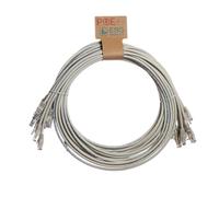 Cablenet 1.5m Cat6 RJ45 Grey U/UTP PVC 24AWG Flush Moulded Booted Patc