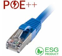Cablenet 1.5m Cat6a RJ45 Blue S/FTP LSOH 26AWG Snagless Booted Patch L