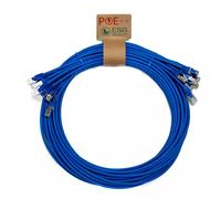 Cablenet 1.5m Cat6a RJ45 Blue S/FTP LSOH 26AWG Snagless Booted Patch Lead (PK 10) 1.5 m Cat6a S/FTP (S-STP) RJ-45 RJ-45 Blue