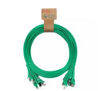 Cablenet 1.5m Cat6a RJ45 Green S/FTP LSOH 26AWG Snagless Booted Patch Lead (PK 10)