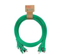 Cablenet 1.5m Cat6a RJ45 Green U/FTP LSOH 30AWG Slim Snagless Booted P