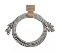 Cablenet 1.5m Cat6a RJ45 Grey S/FTP LSOH 26AWG Snagless Booted Patch Lead (PK 10) 1.5 m Cat6a S/FTP (S-STP) RJ-45 RJ-45 Grey