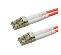 Cablenet 1.5m OM3 50/125 LC-LC Duplex Orange LSOH Fibre Patch Lead