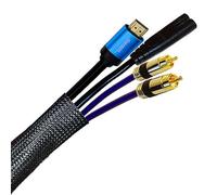 Cablenet 100m Braided Sleeving 5mm-12mm (18mm max) LSOH Black