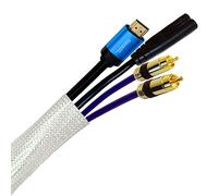 Cablenet 100m Braided Sleeving 5mm-12mm (18mm max) LSOH White