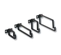 Cablenet 100mm x 75mm Cable Management Ring Black
