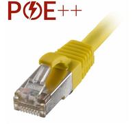 Cablenet 10m Cat6a RJ45 Yellow S/FTP LSOH 26AWG Snagless Booted Patch Lead