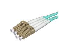 Cablenet 10m OM3 50/125 LC-LC Duplex Aqua LSOH Fibre Patch Lead