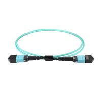 Cablenet 10m OM4 MPO (F) to MPO (F) Female 12F Aqua Trunk Cable Method B