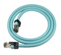 Cablenet 10m Ultimate 40G Cat8 5G Aqua S/FTP LSOH 24AWG Snagless Patch