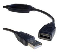 Cablenet 10m USB 2.0 Type A Male - Type A Female Active Black Repeater