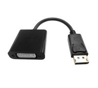 Cablenet 15cm DisplayPort Male 1.2 - DVI 1080p 60Hz Black Adaptor