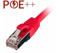 Cablenet 15m Cat6a RJ45 Red S/FTP LSOH 26AWG Snagless Booted Patch Lea