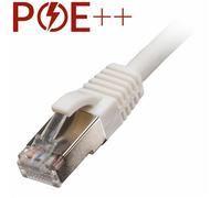 Cablenet 15m Cat6a RJ45 White S/FTP LSOH 26AWG Snagless Booted Patch L