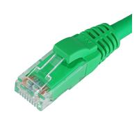 Cablenet 1m Cat5e RJ45 Green U/UTP LSOH 24AWG Snagless Booted Patch Le