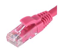 Cablenet 1m Cat5e RJ45 Pink U/UTP LSOH 24AWG Snagless Booted Patch Lea