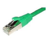 Cablenet 1m Cat6 RJ45 Green F/UTP LSOH 26AWG Snagless Booted Patch Lea