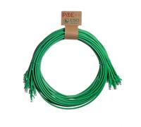 Cablenet 1m Cat6 RJ45 Green U/UTP LSOH 24AWG Snagless Booted Patch Lea