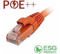 Cablenet 1m Cat6 RJ45 Orange U/UTP LSOH 24AWG Snagless Booted Patch Le