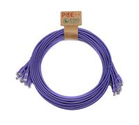 Cablenet 1m Cat6 RJ45 Violet U/UTP LSOH 24AWG Snagless Booted Patch Le