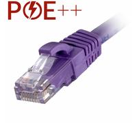 Cablenet 1m Cat6 RJ45 Violet U/UTP LSOH 24AWG Snagless Booted Patch Le