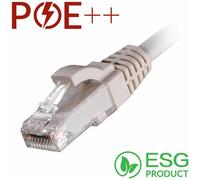 Cablenet 1m Cat6 RJ45 White U/UTP LSOH 24AWG Snagless Booted Patch Lead (PK 100)