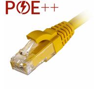 Cablenet 1m Cat6 RJ45 Yellow U/UTP LSOH 24AWG Snagless Booted Patch Le