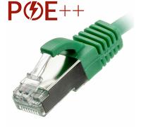 Cablenet 1m Cat6a RJ45 Green U/FTP LSOH 30AWG Slim Snagless Booted Pat