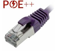 Cablenet 1m Cat6a RJ45 Violet U/FTP LSOH 30AWG Slim Snagless Booted Pa