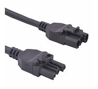 Cablenet 1m GST18 Male - Female Wieland Black PVC Power Leads
