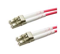 Cablenet 1m OM4 50/125 LC-LC Duplex Erika Violet LSOH Fibre Patch Lead