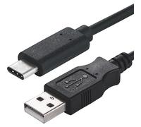 Cablenet 1m USB 3.1c Male - USB 2.0 Type A Male Black Cable
