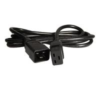 Cablenet 2.5m IEC C20 - IEC C19 Black PVC 1.5mm Power Lead