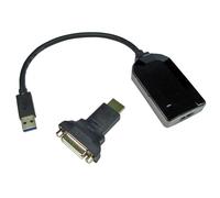 Cablenet 20cm USB 3.0 Type A Male - HDMI Female Tailed Adaptor