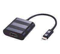 Cablenet 20cm USB 3.1c Male - HDMI 1.4b Female (4Kx2K@30Hz) Tailed Bla