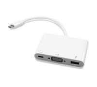 Cablenet 20cm USB 3.1c Male - SVGA USB 3.1c USB 3.0 Type A Active Adaptor
