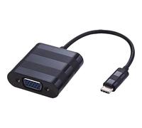 Cablenet 20cm USB 3.1c Male - VGA Female (1920x1080p@60Hz) Tailed Black Active