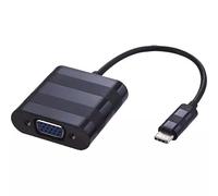 Cablenet 20cm USB 3.1c Male - VGA Female (1920x1080p@60Hz) Tailed Black Active. USB version: 3.2 Gen 2 (3.1 Gen 2) USB connector type: USB Type-C USB connector gender: Male. Product colour: Black. Qua