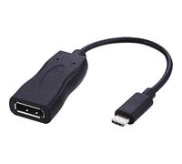 Cablenet 20cm USB3.1c Male-DisplayPort Female 1.2 4Kx2K 60Hz Blk Active Adaptor