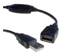 Cablenet 20m USB 2.0 Type A Male - Type A Female Active Black Repeater