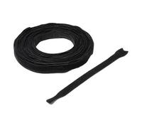 Cablenet 20mm x 330mm 100pcs Roll Velcro One Wrap Strap Black