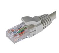 Cablenet 2m Cat5e RJ45 Grey U/UTP LSOH 24AWG Snagless Booted Patch Lea