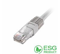 Cablenet 2m Cat5e RJ45 White U/UTP PVC 24AWG Flush Moulded Booted Patc