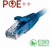 Cablenet 2m Cat6 RJ45 Blue U/UTP LSOH 24AWG Snagless Booted Patch Lead (PK 100) 2 m Cat6 U/UTP (UTP) RJ-45 RJ-45 Blue