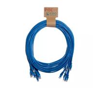 Cablenet 2m Cat6 RJ45 Blue U/UTP PVC 24AWG Flush Moulded Booted Patch Lead (PK10) 2 m Cat6 U/UTP (UTP) RJ-45 RJ-45 Blue