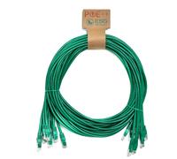 Cablenet 2m Cat6 RJ45 Green U/UTP PVC 24AWG Flush Moulded Booted Patch