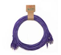 Cablenet 2m Cat6 RJ45 Violet U/UTP PVC 24AWG Flush Moulded Booted Patc
