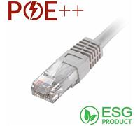 Cablenet 2m Cat6 RJ45 White U/UTP PVC 24AWG Flush Moulded Booted Patch Lead (PK 100)