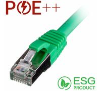 Cablenet 2m Cat6a RJ45 Green S/FTP LSOH 26AWG Snagless Booted Patch Le
